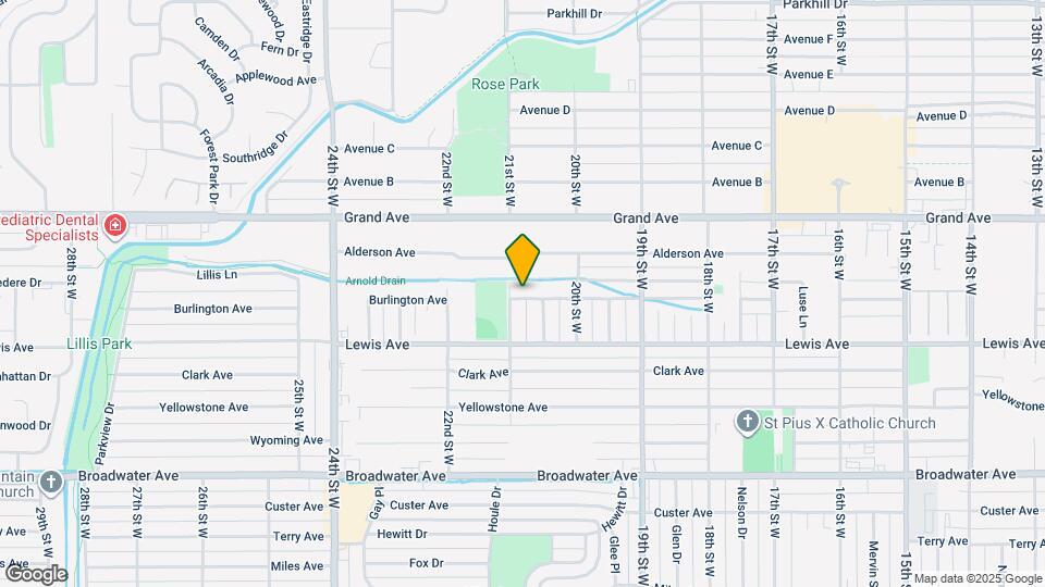 2041 Burlington Ave Map and Location Details