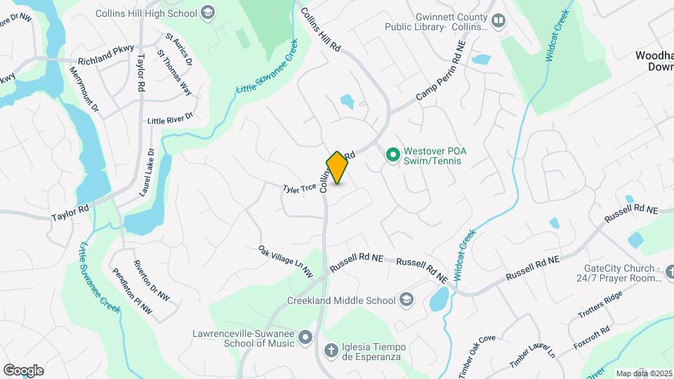 2000 Foster Trace Ct Map and Location Details