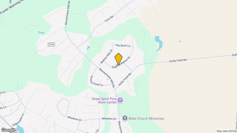 218 English Walnut Dr Map and Location Details