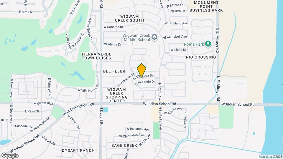 12822 W Redondo Dr Map and Location Details