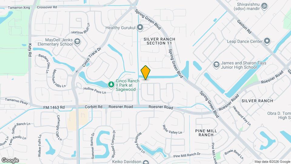 26954 Mustang Retreat Ln Map and Location Details