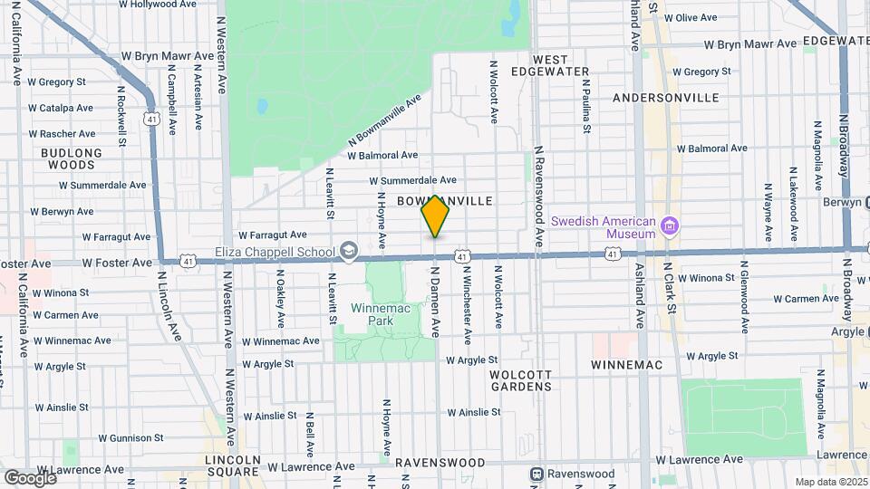 5210 N Damen Ave Mapa y Detalles de la Ubicación