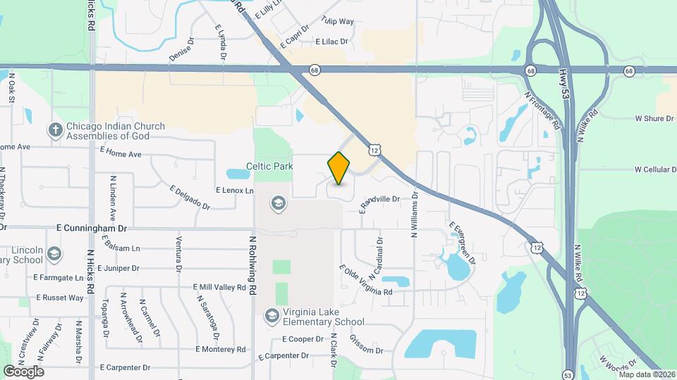 1241 N Winslowe Dr, Unit 302 Map and Location Details