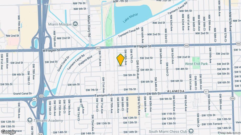6840 SW 3rd St Map and Location Details