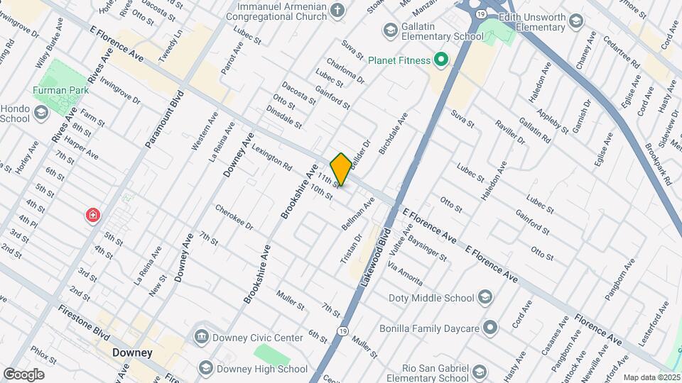 8558 11th St Map and Location Details