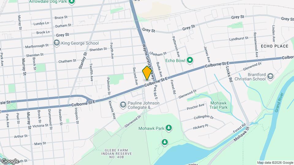688 Colborne St Map and Location Details