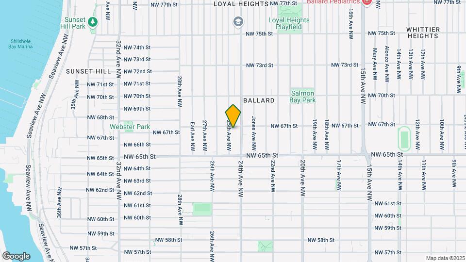 6550 25th Ave NW Map and Location Details