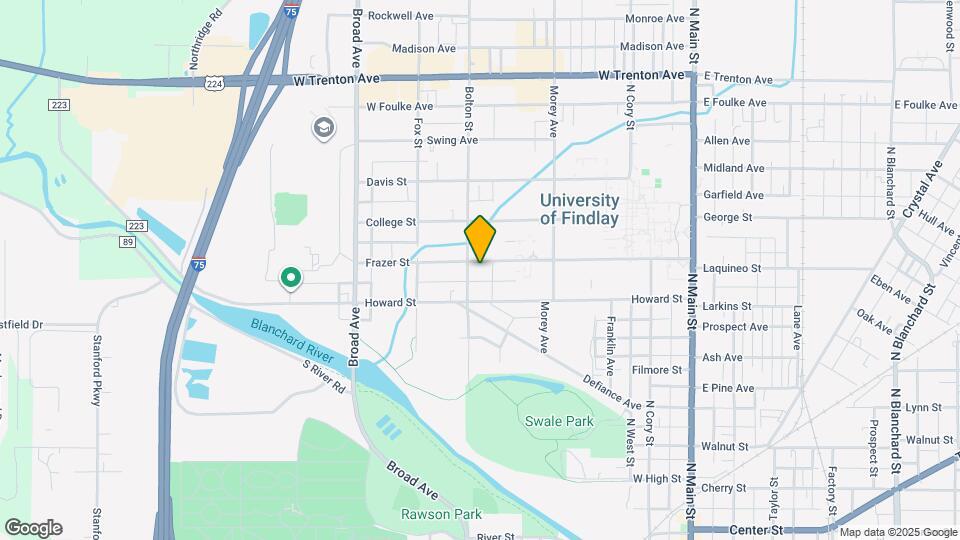 533 Frazer St Map and Location Details