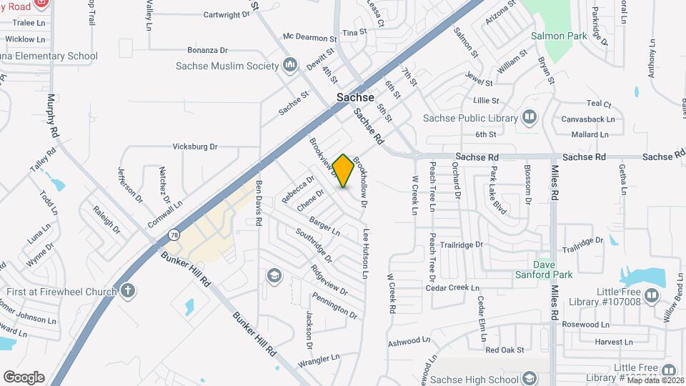 5109 Brookview Dr Map and Location Details