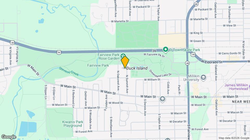 415 N Summit Ave Map and Location Details