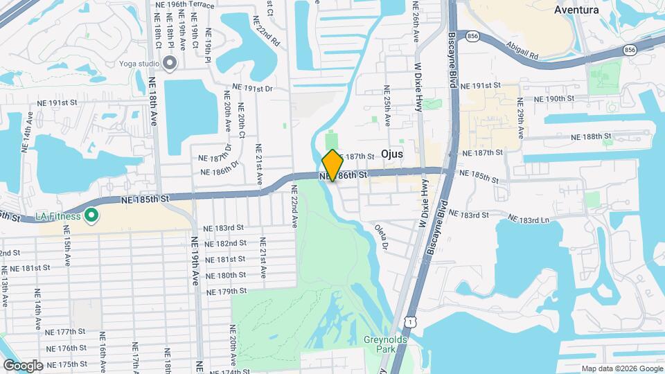 18500 NE 23rd Ct Mapa y Detalles de la Ubicación