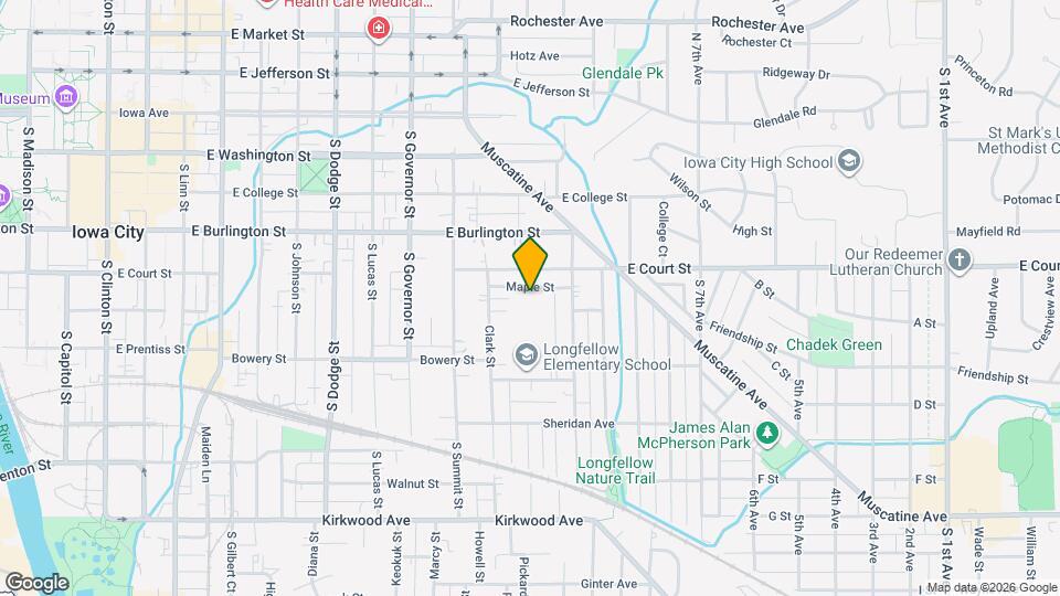 1131 Maple St Map and Location Details