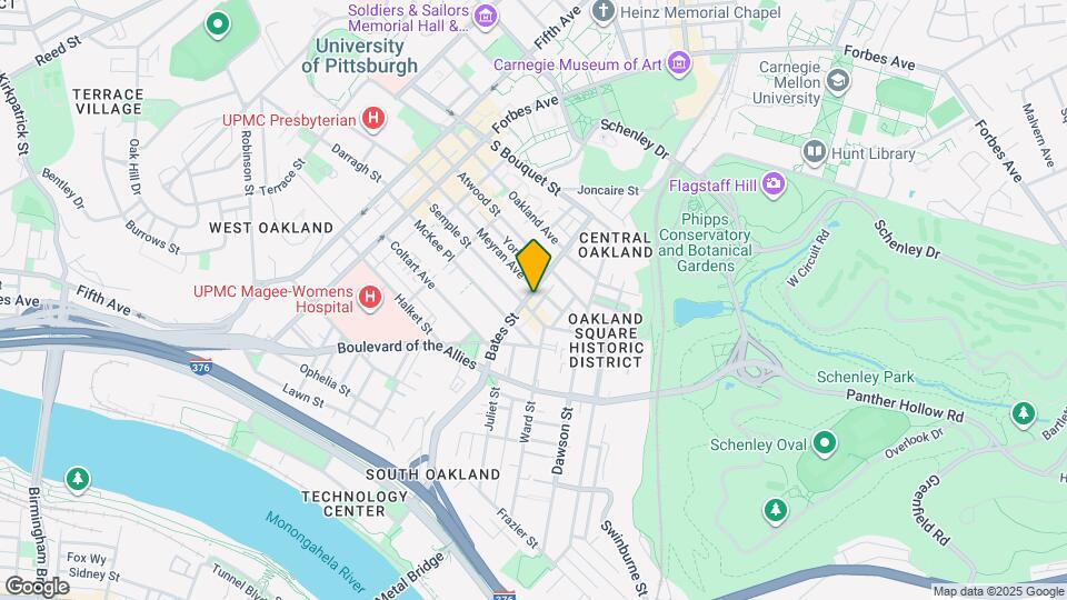 3604 Bates St Map and Location Details