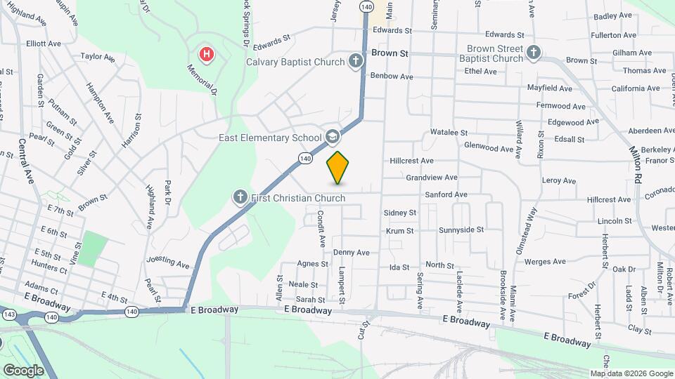 2418 Sanford Ave Map and Location Details