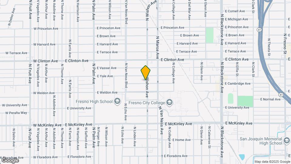 745 E Cambridge Ave Map and Location Details