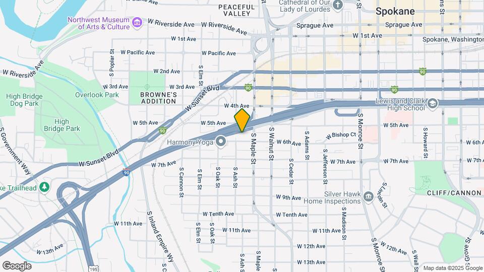 1624 W 6th Ave Mapa y Detalles de la Ubicación