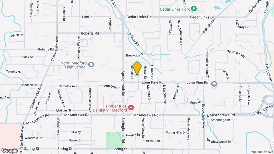 1823 Valley View Dr Map and Location Details