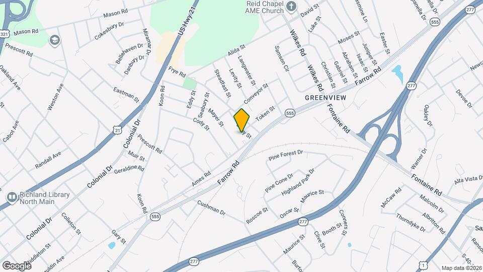 1739 Dairy St Map and Location Details