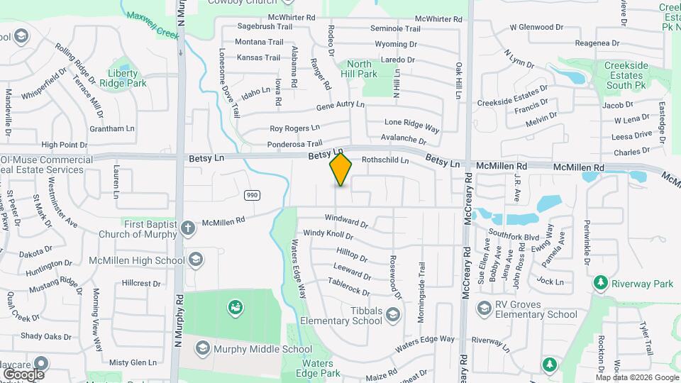 1008 Ashdon Ln Map and Location Details