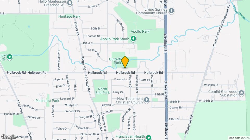 1100 Holbrook Rd Map and Location Details