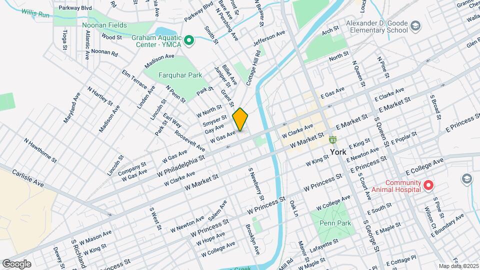 115 N Newberry St Map and Location Details