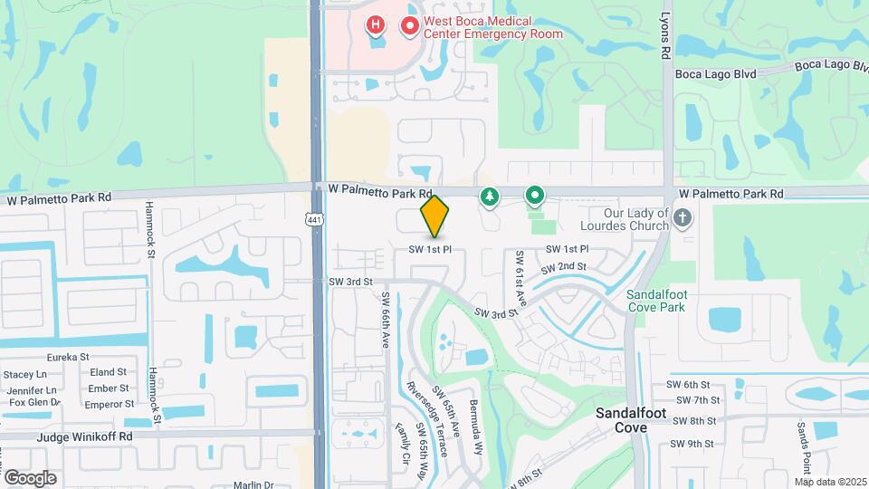 9675 SW 1st Pl Map and Location Details