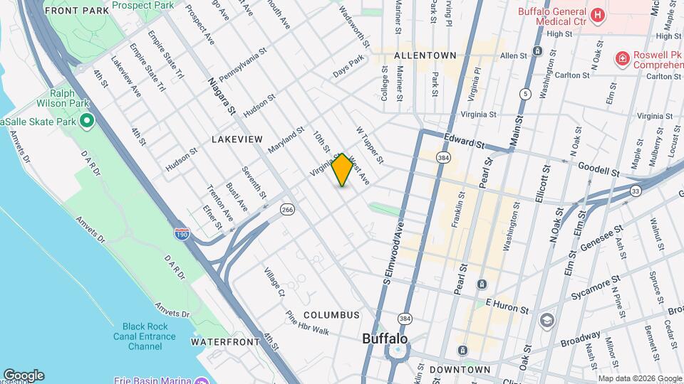 93 Whitney Pl Mapa y Detalles de la Ubicación