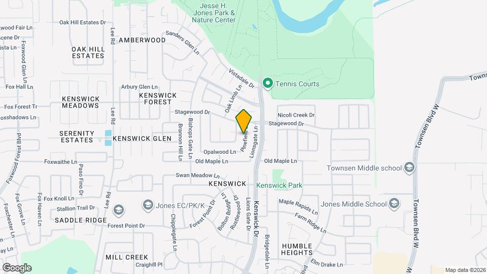 20331 Pinefield Ln Map and Location Details