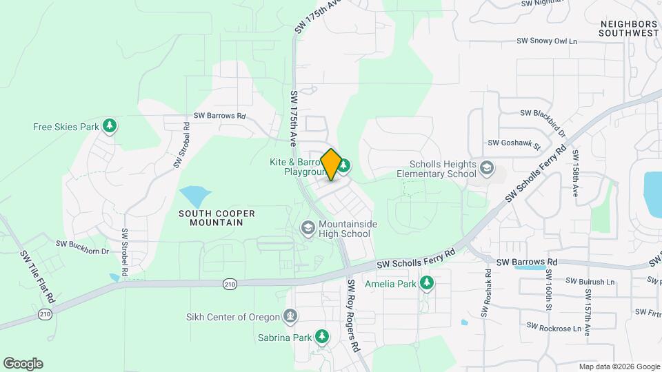 17235 SW Goldcrest Ln Map and Location Details