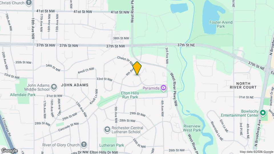808 Chalet Dr NW Map and Location Details