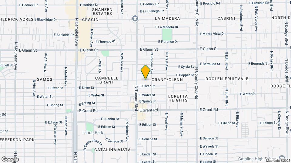 2540 E Copper St Map and Location Details