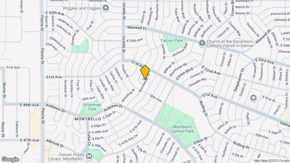 5031 Worchester St Map and Location Details