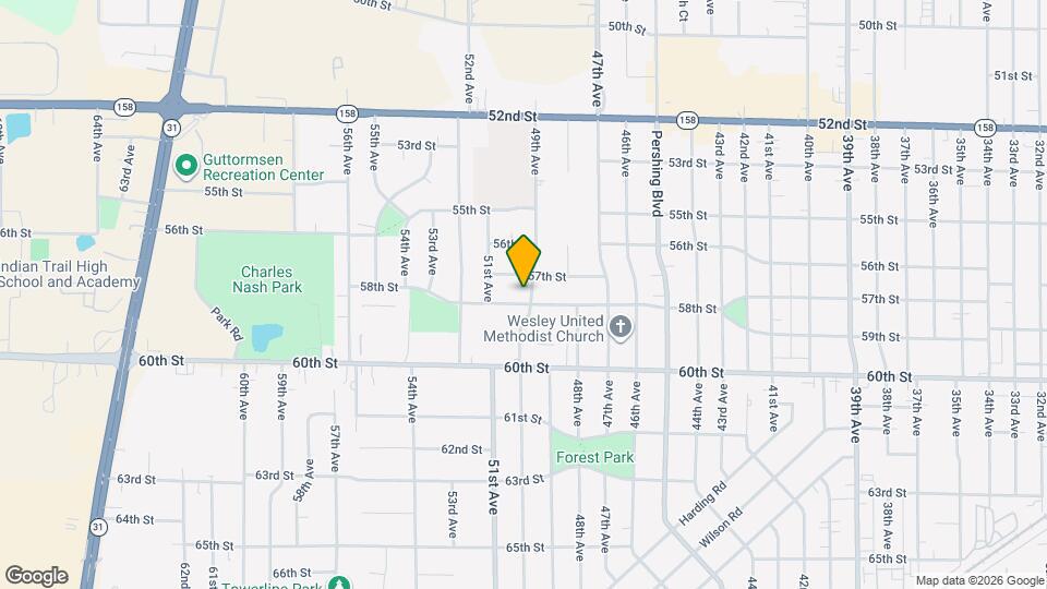 5720 49th Ave Map and Location Details