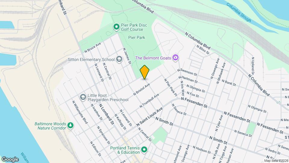 9626 N Seneca St Map and Location Details