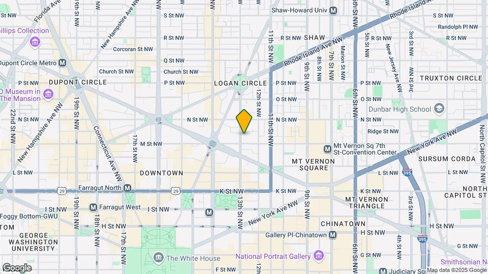 1209 13th St NW, Unit 801 Map and Location Details