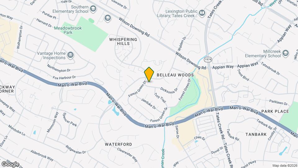 3809 Dicksonia Dr Map and Location Details