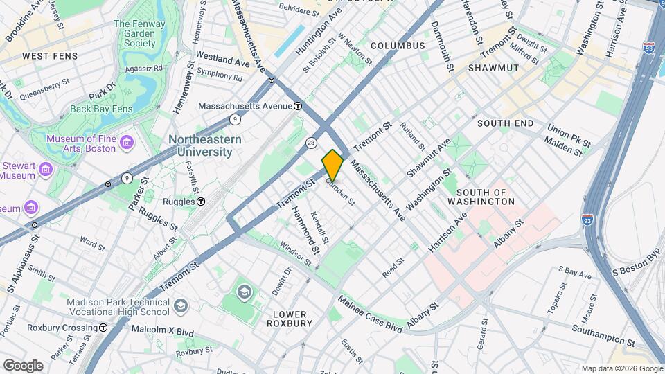 100 Camden St, Unit 205 Mapa y Detalles de la Ubicación