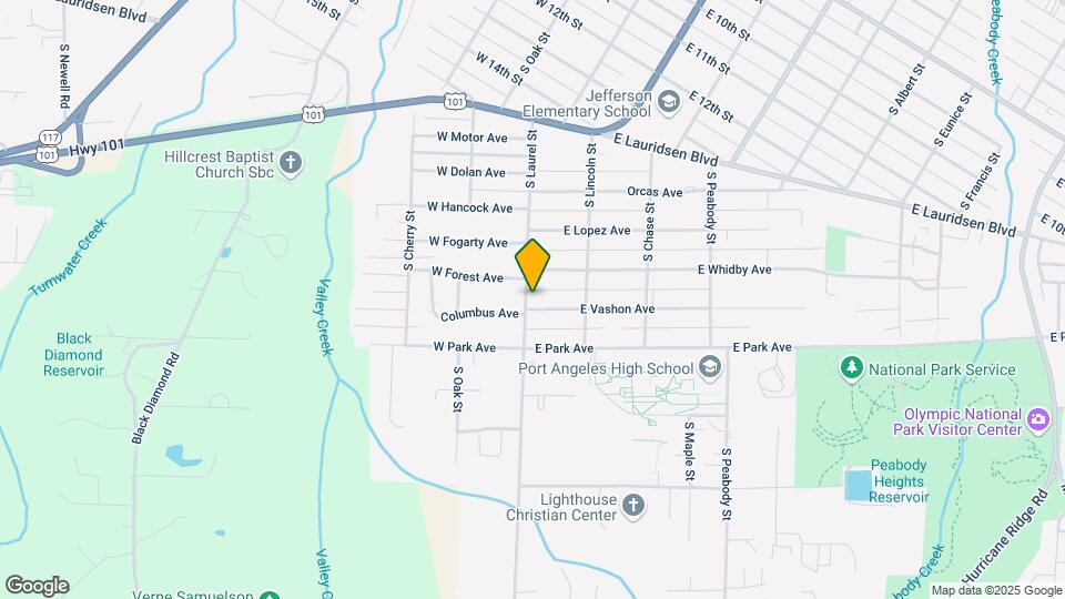 2521 S Laurel St Map and Location Details