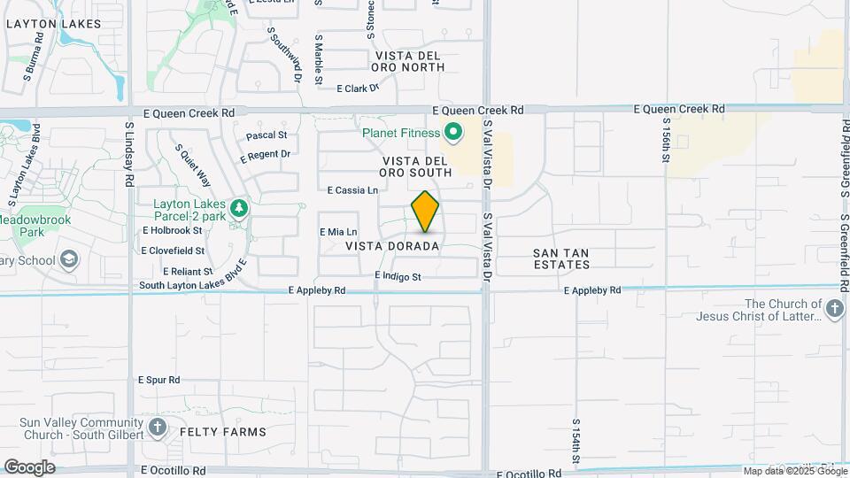 1465 E Mia Ln Map and Location Details