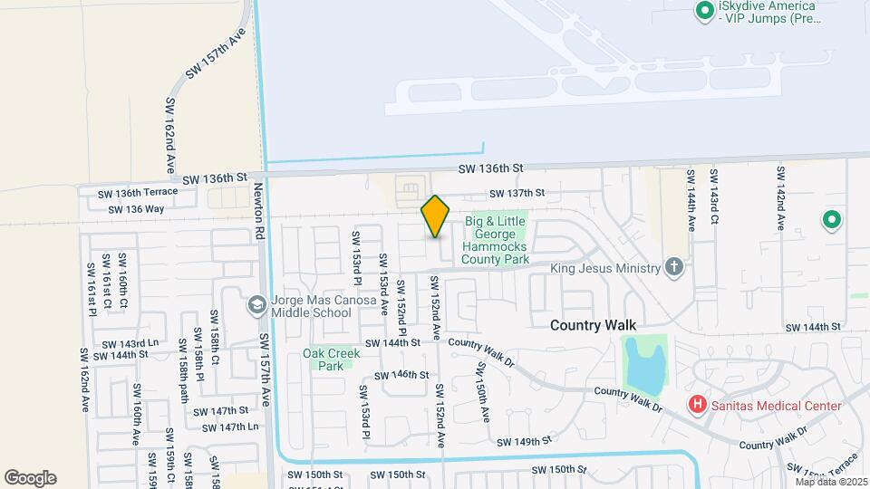 13950 SW 151st Ct Map and Location Details