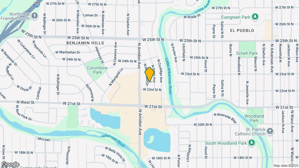 2416 N Riverlawn Dr Map and Location Details