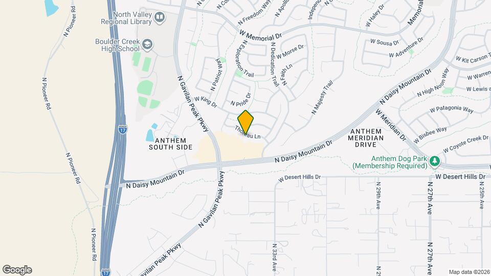 3381 Thoreau Ln Map and Location Details