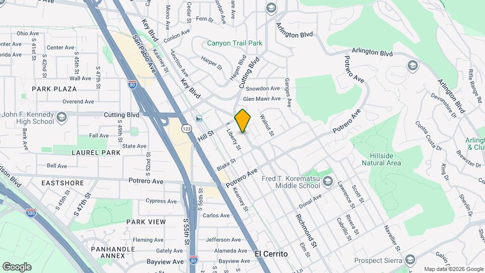 1729 Elm St Map and Location Details