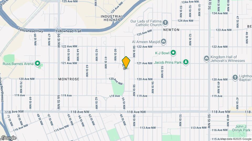 12037-12059 59 St NW Map and Location Details