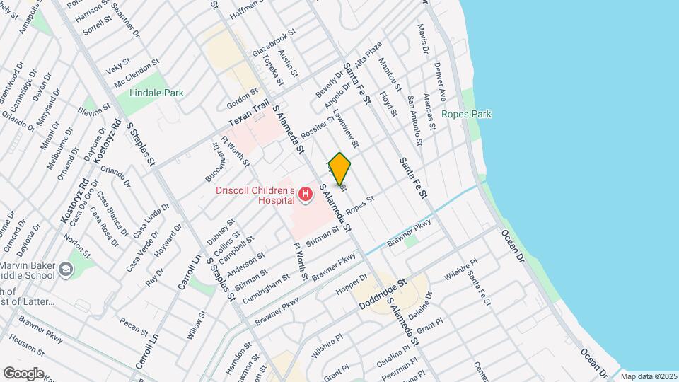 3529 Topeka St Map and Location Details