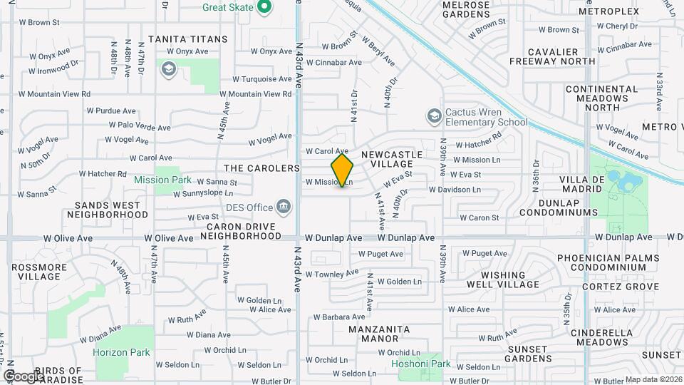 4206 W Eva St Map and Location Details