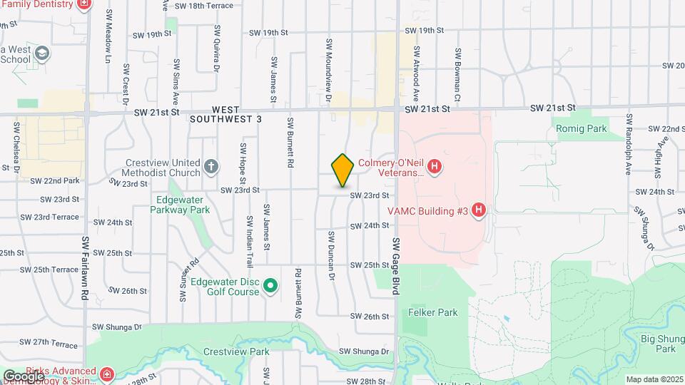 4212 SW 23rd St Map and Location Details