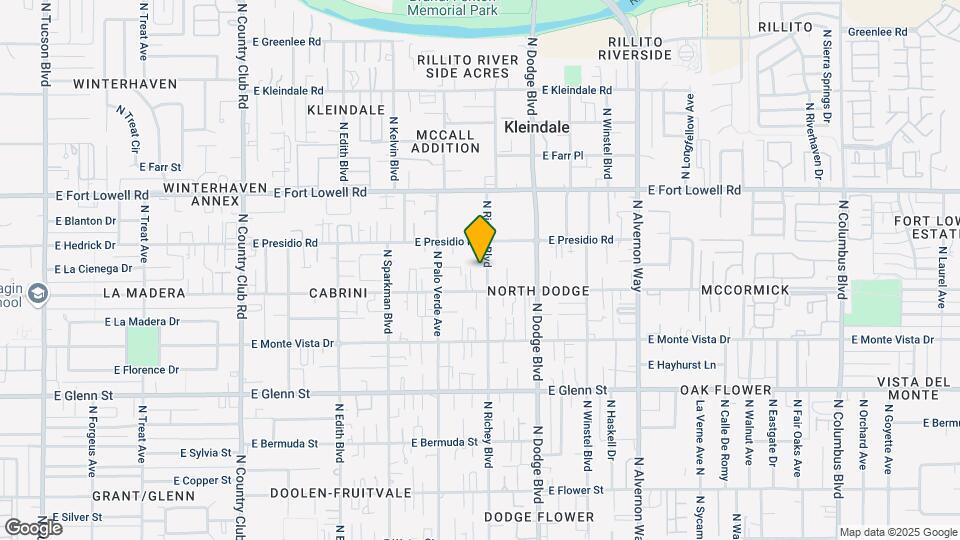 3025 N Richey Blvd Map and Location Details