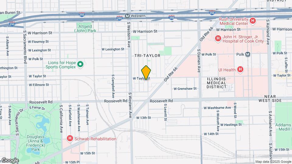 1012 S Oakley Blvd Mapa y Detalles de la Ubicación