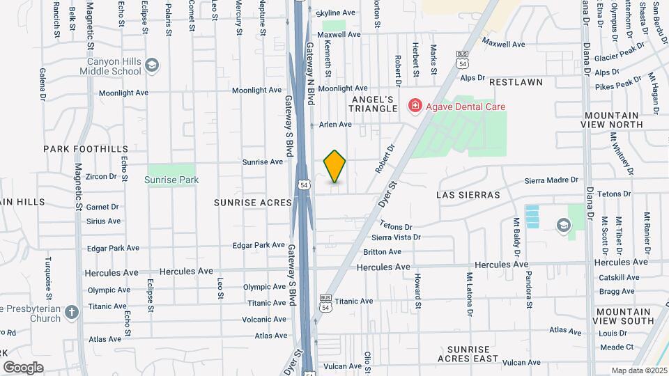 4425 Lawrence St Map and Location Details
